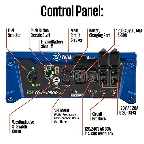Westinghouse WGen9500DF product photo 4